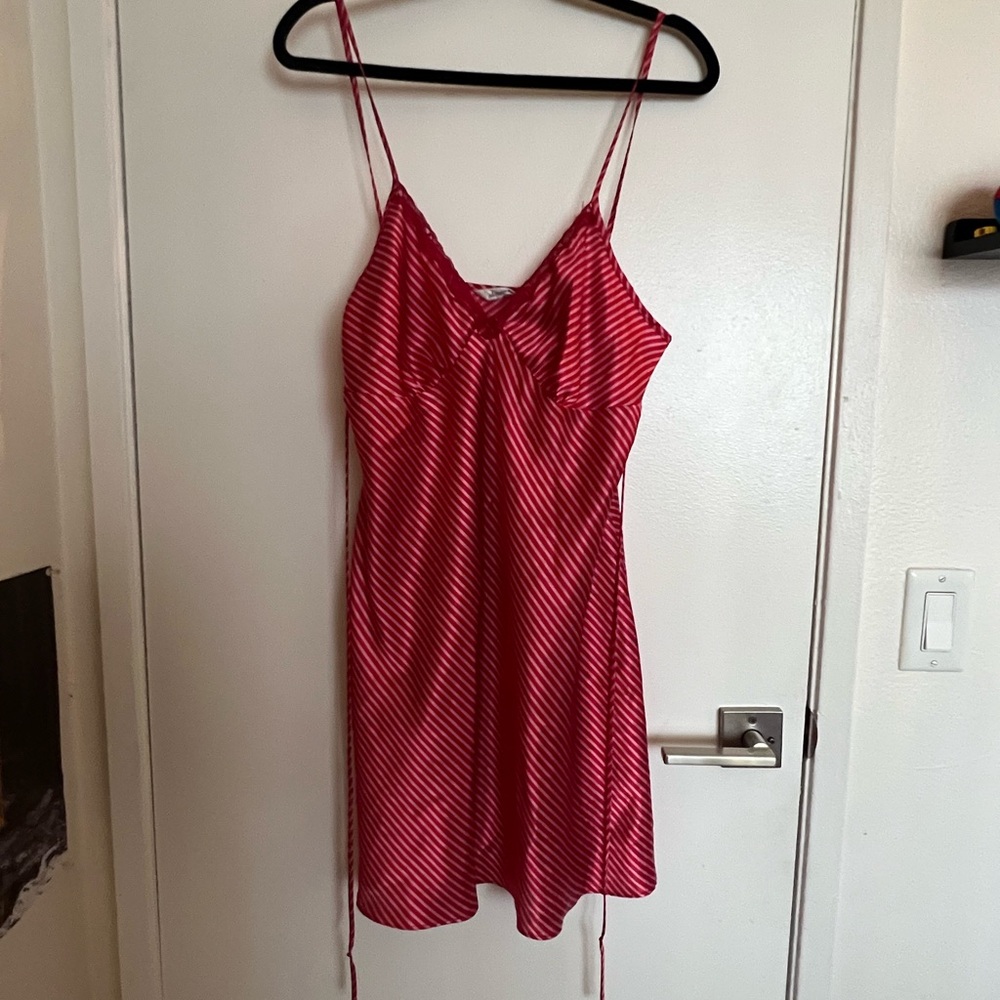 Adonna Red and White Striped Garment